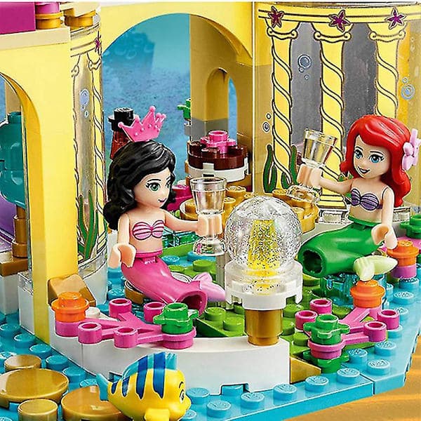 Mermaid's Underwater Palace Building Block Toy Children's Practical Skill Development Birthday Gift