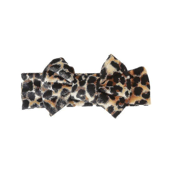 Leopard Bebis Huvudband Flickor Huvudband Baby Huvudband Rosett