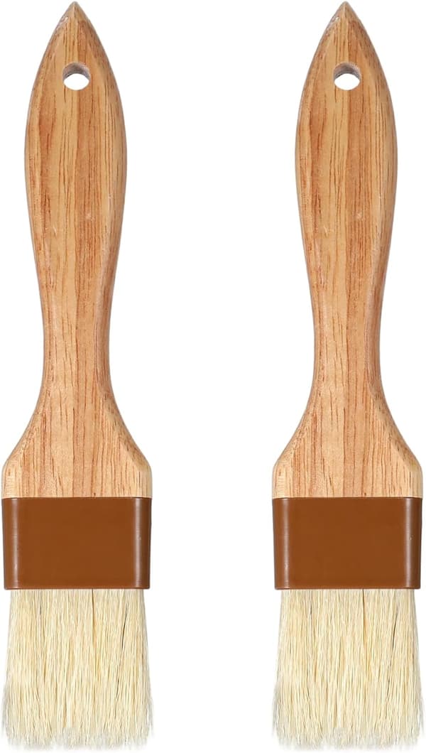 2-pack naturlig borstborste tum för