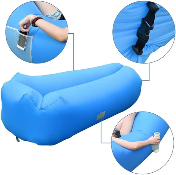 Oppustelig Hængekøje, Bærbar Foldbar Oppustelig Sofa, Oppustelig