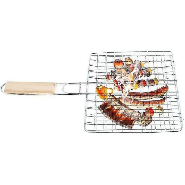 Grillkurv i rustfrit stål, BBQ Grillkurv Fiskemaskine