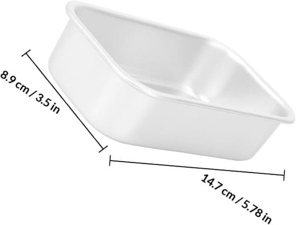 2 stk kageforme bageform til hjemmet aluminiumslegering rektangulær form høj temperatur