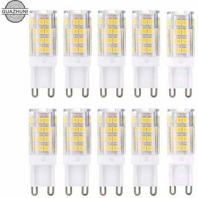 G9 5W 3000K LED-lampor, 420 lumen, ej dimbara, motsvarar 40W halogen, 10-pack YYV