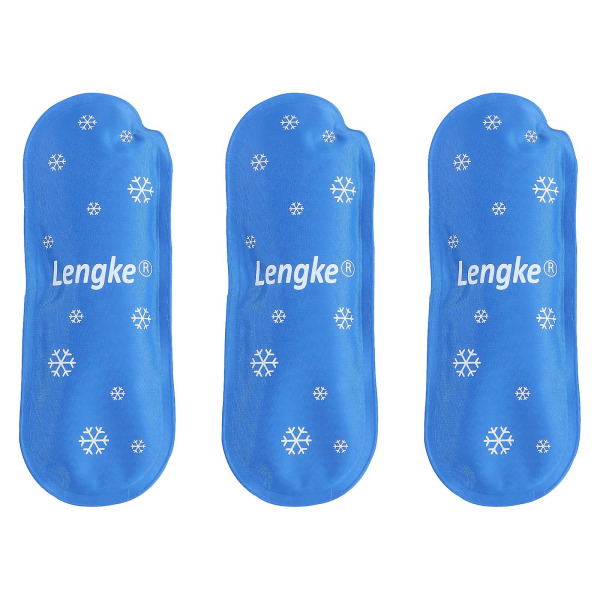 3 st Återanvändbar insulinkylväska Medical Gel Ice Pack Bärbar isinpackning Nylon ispåse 17,5x6,5 cm 17.5X6.5cm
