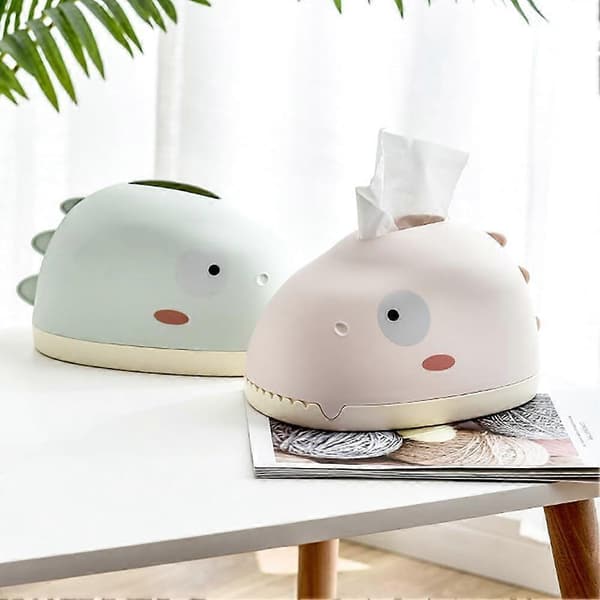 Cartoon Dinosaur Tissue Box Holder, Napkin Paper Organizer Holder Storage Box Container Desktop Tissue Holder Tissue Case