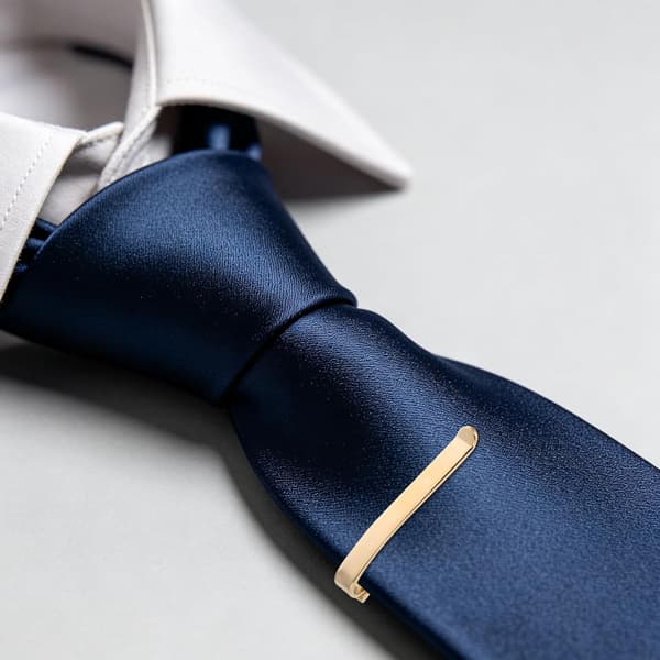 Guld Koppar Kors Slipsnål för Män Minimalistisk Formell Klädsel