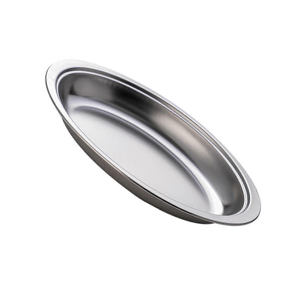 Steaming Fish Tray Stainless Steel Silver/Gold Oval Shape Multifunctional for Home or Restaurant Use Serving Platter
