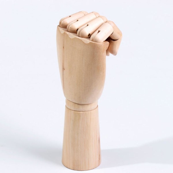 Trähandsmodell Trähandsdocka Skiss Trähandsmodell Konstnärsmodell Amonsee Nr(30cm)