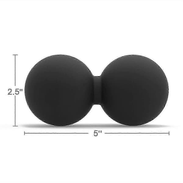 Lacrossebold Jordnøddemassagebold, Myofascial Release Yoga Sort