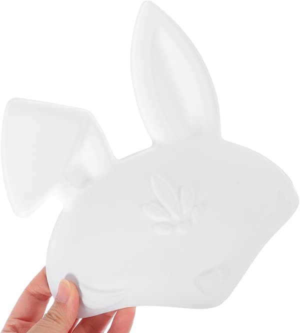 4 stk. umalede cosplaymasker til kvinder, søde dyremaskerekvisitter til karneval, letvægts DIY tom