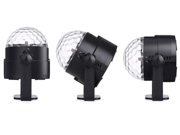 Diskokuleprojektor – LED RGB Spotlight