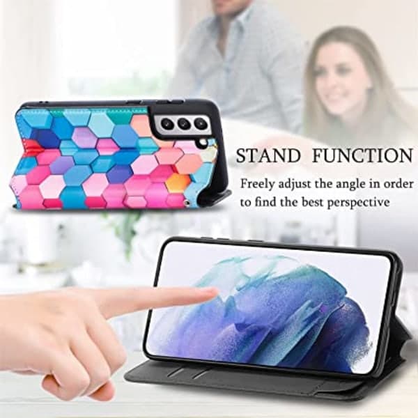 Compatible with Samsung Galaxy S21 Case Girly Luxury, Wallet