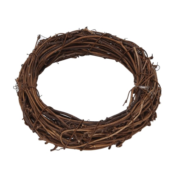 8 stycken 2 storlekar Naturliga vinrankransar Vine Branch Krans Garland kompatibel med DIY Christmas Craft Ratta