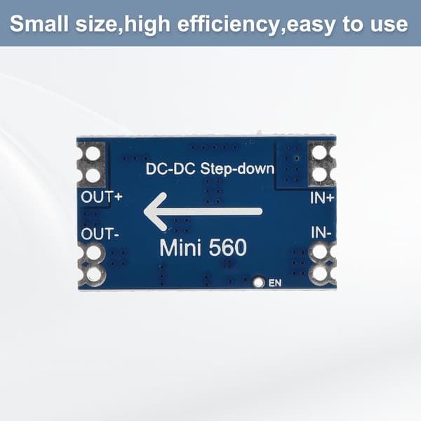 DC-DC Buck Converter Spenningsregulator Nedtrappingsstrømmodul MINI560 7-20V til 5V 5A for justeringstransformatorer 5 stk stilnavn - 5 stk style_name