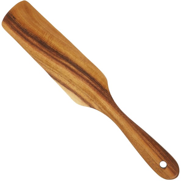 Bärbar spatel med långa handtag Kök Non Stick Köksredskap Träspatel Stor träskyffel34x5,7 cm Large wooden shovel 34x5.7cm