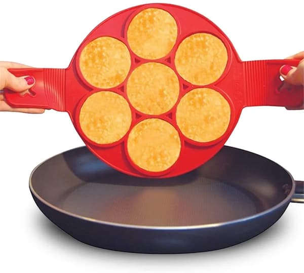 Non-stick silikon eggring pannekakeform silikon pannekakeformer pannekake egg DIY bakeform for runde egg muffins pannekaker