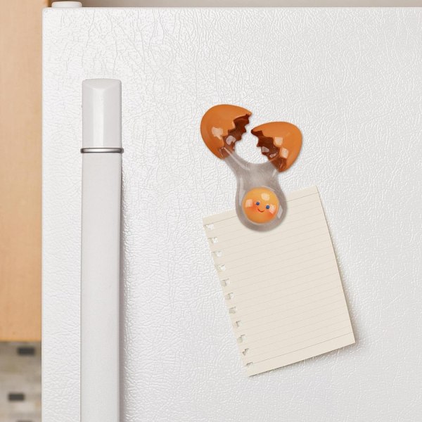 Køleskabsmagnet - Harpikssimulering Æg køleskabsmagneter, farverige små magnetiske diske til køkken, skab eller værelse