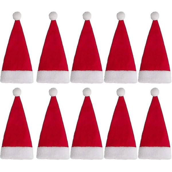 Julebestikkholdere Nisselue Julebestikk Holder Veske Plysj Strømpelommer Kniefs Gafler Vesker Juleflasketrekk til jul