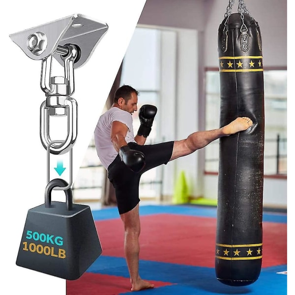 Hängande Hängmatta Set, 360° Rotation | Rostfritt Stål 304 | 500kg