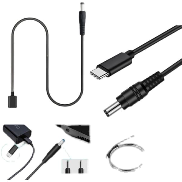 100W Type-C Laptop Strømadapter Kontakt USB C Til Universell