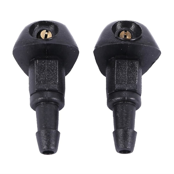 2 Pcs Front Windshield Washer Nozzel 1 Pcs Windshield Washer Pump