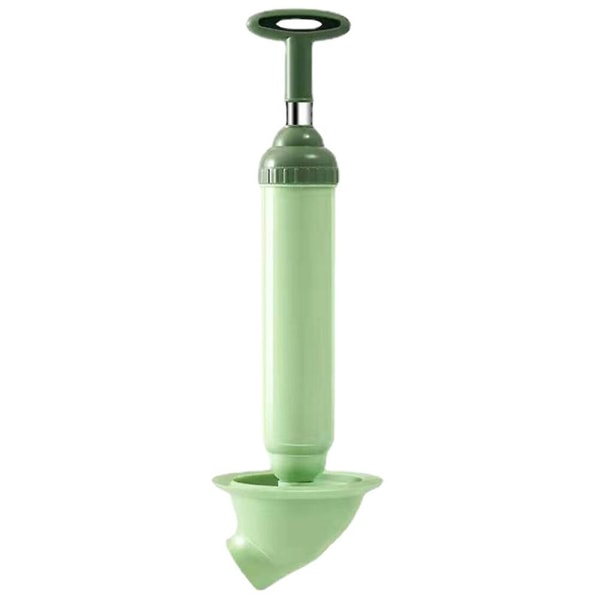 Toiletplunger Vakuumpumpe Håndholdt Toilet Sugplunger Lysegrøn 43X13.5CM Light Green 43X13.5CM