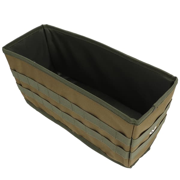 Camping Table Side Storage Bag 600D Oxford Cloth Portable Folding Picnic Table Cookware Hanging Bag for BBQ Picnic OD Green