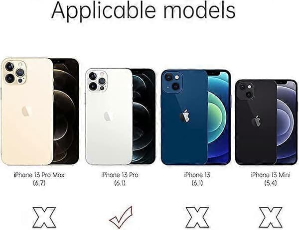 Designed for iPhone 13 Pro Case IP68 Waterproof Phone Case Dustproof Shockproof and Screen Protector Underwater Protective Front and Back for iP