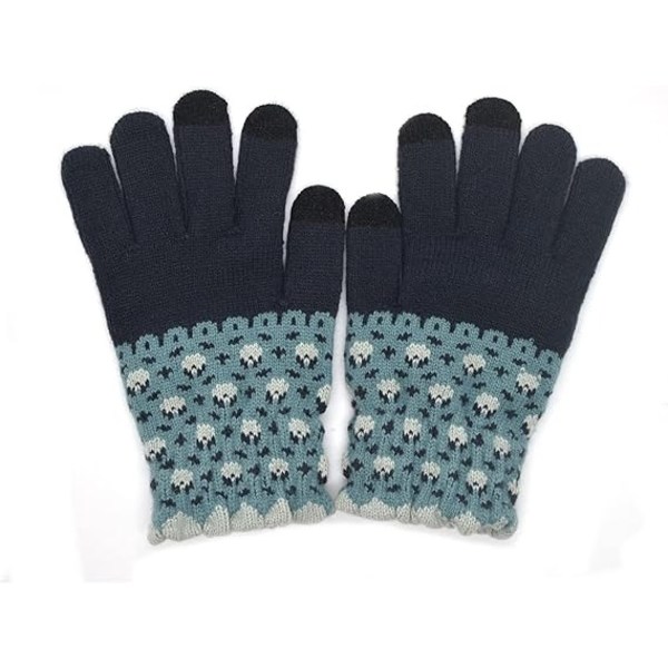 Winter Touch Screen Gloves for Women Cable Knit Wool Fleece Lined Texting Mittens Gold Weather Warm Sport Glove