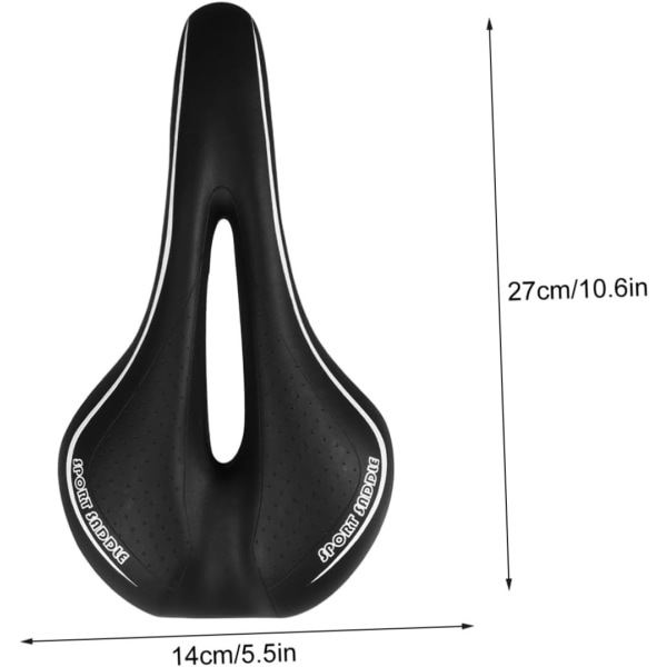 2 stk Fjellsykkel Hullet Selle Stor Selle Sykkelsete Elektrisk Landeveissykkel Selle Pute Treningssykkel