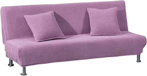 Armless Sofa Cover Stretch Slipcover Protector for Sofa Bed