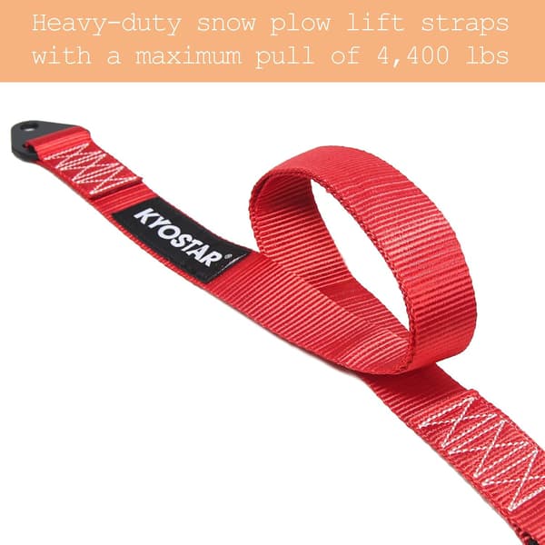 64 inch Snow Plow Lift Strap for ATV UTV Winch Heavy Duty, 4800 lbs Tensile Strength Model Replacement