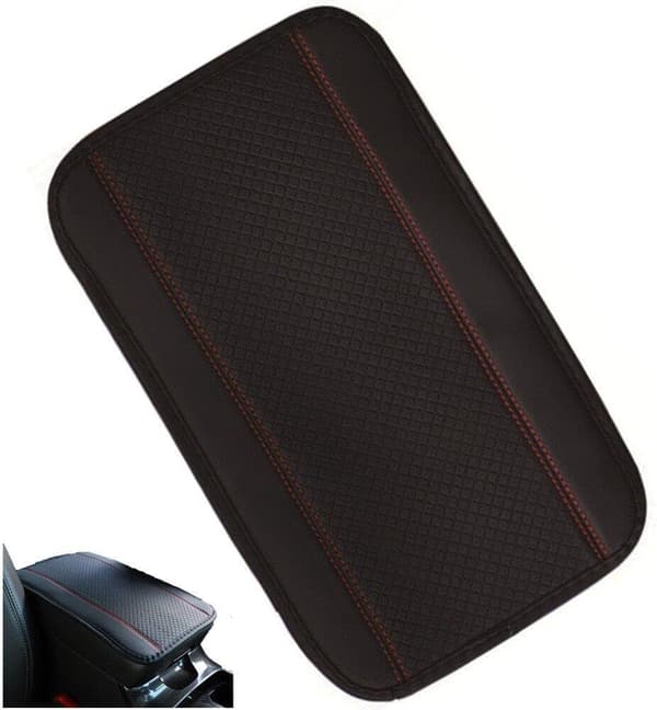 Skinn Auto Armlene Pad Deksel Sklisikker Midtarmlene Universal Box Pute Styling Tilbehør -