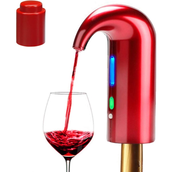 Sähköinen viiniilmastin karahvi Automaattinen viiniannostelija Suodatin Ilmastuskaatoputki pulloviinin tarvikkeet viinin ystävälle