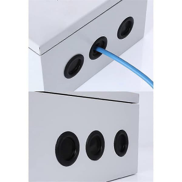 188 st. Closed Rubber Bushings Firewall Solid Closed Hole Plug Assortment Kit for Wire Electrical