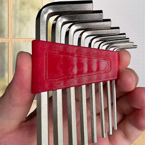 Packs Hex Key Set, Hex Key Set Standard SAE Inch Sizes 1/16-1/4, Short