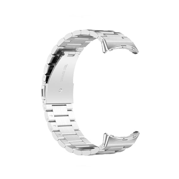 Google Pixel Watch 2,3 mm rem i rostfritt stål Silver Silver Silver