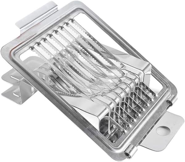 Shuangguyue Stainless Steel Egg Slicer, Egg Cooker, Kitchen Utensil, Home Kitchen, Egg Cutter (Silver)