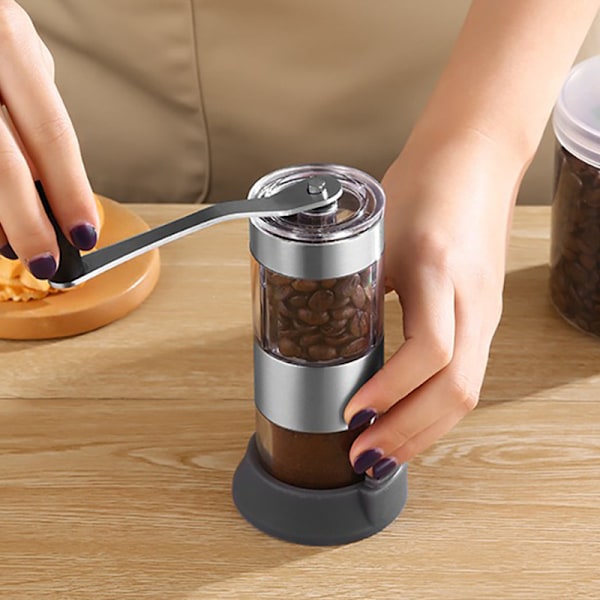 Portable Coffee Grinders Manual Coffee Grinder Mini Convenient Ceramic Burr Grinder for Home Office Travel