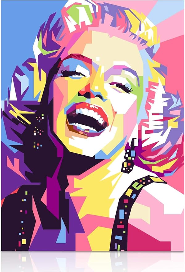 Diamantkunst sæt, Marilyn Monroe Diamantkunst til voksne, Marilyn