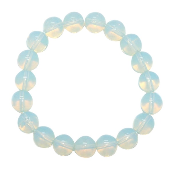 Birthstone Armband Dam Chakra Pearl Beads Lucky Moonstone Mode Armband Assorted Color18x1 cm Assorted Color 18x1 cm