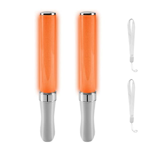 2 stk. LED-lyspinde, 15 farver, lyspinde, lyspinde, koncertrekvisitter