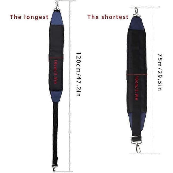 Adjustable Golf Bag Strap, Single Padded Adjustable Strap, Universal Backpack Shoulder Strap with