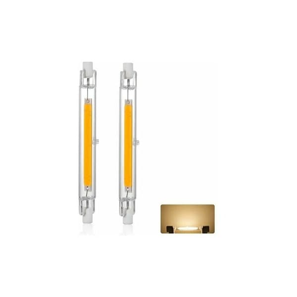 2-pak R7S LED-pærer 20W dæmpbare 3000K, 360 graders belysning
