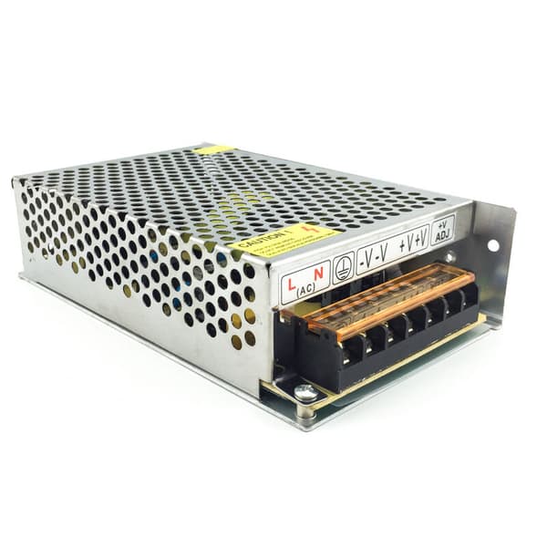 Høyeffekts transformator dimmeradapter strømbryter strømforsyning driver AC 110V/220V DC 12V 10A 120W - 198*98*42MM
