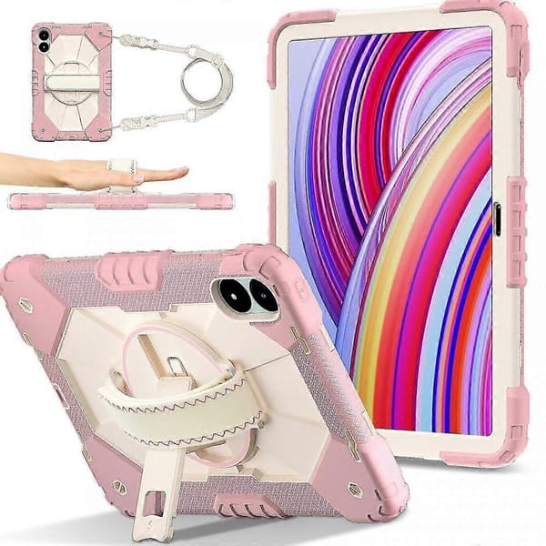 (Til Xiaomi Poco Pad 12.1) Kontrastfarve Robot Silikone Hybrid PC Tablet Cover