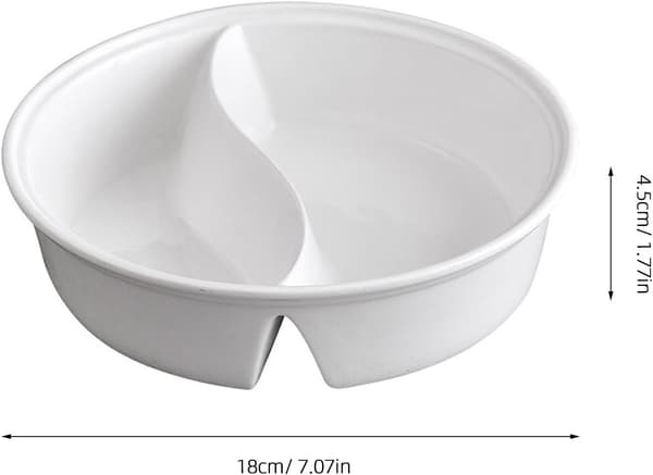 Keramisk delt skålsett