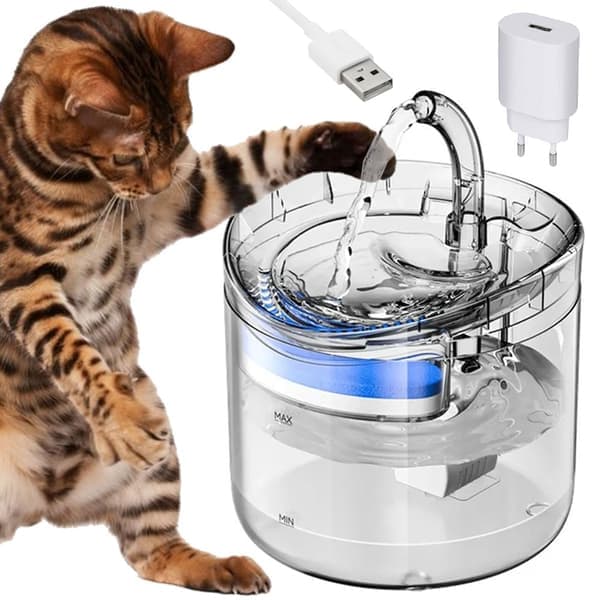 Vanddispenser til hunde og katte - Automatisk vandfontæne