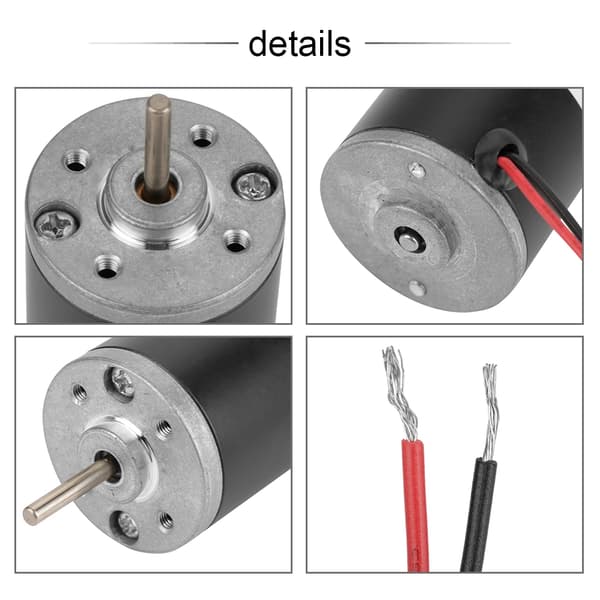 High Performance 12V 4000rpm Permanent Magnet Brushed DC Motor
