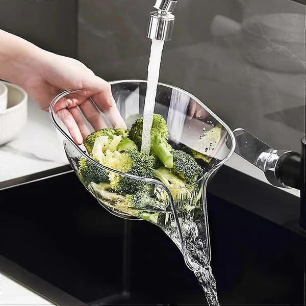 Versatile Drain Basket Set, Sink Strainer, Funnel, and Food Sieves for Efficient Vegetable and Fruit Washing